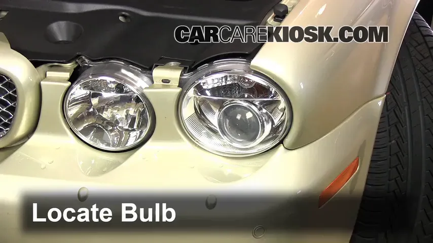 2008 Jaguar XJ8 L 4.2L V8 Lights Highbeam (replace bulb)